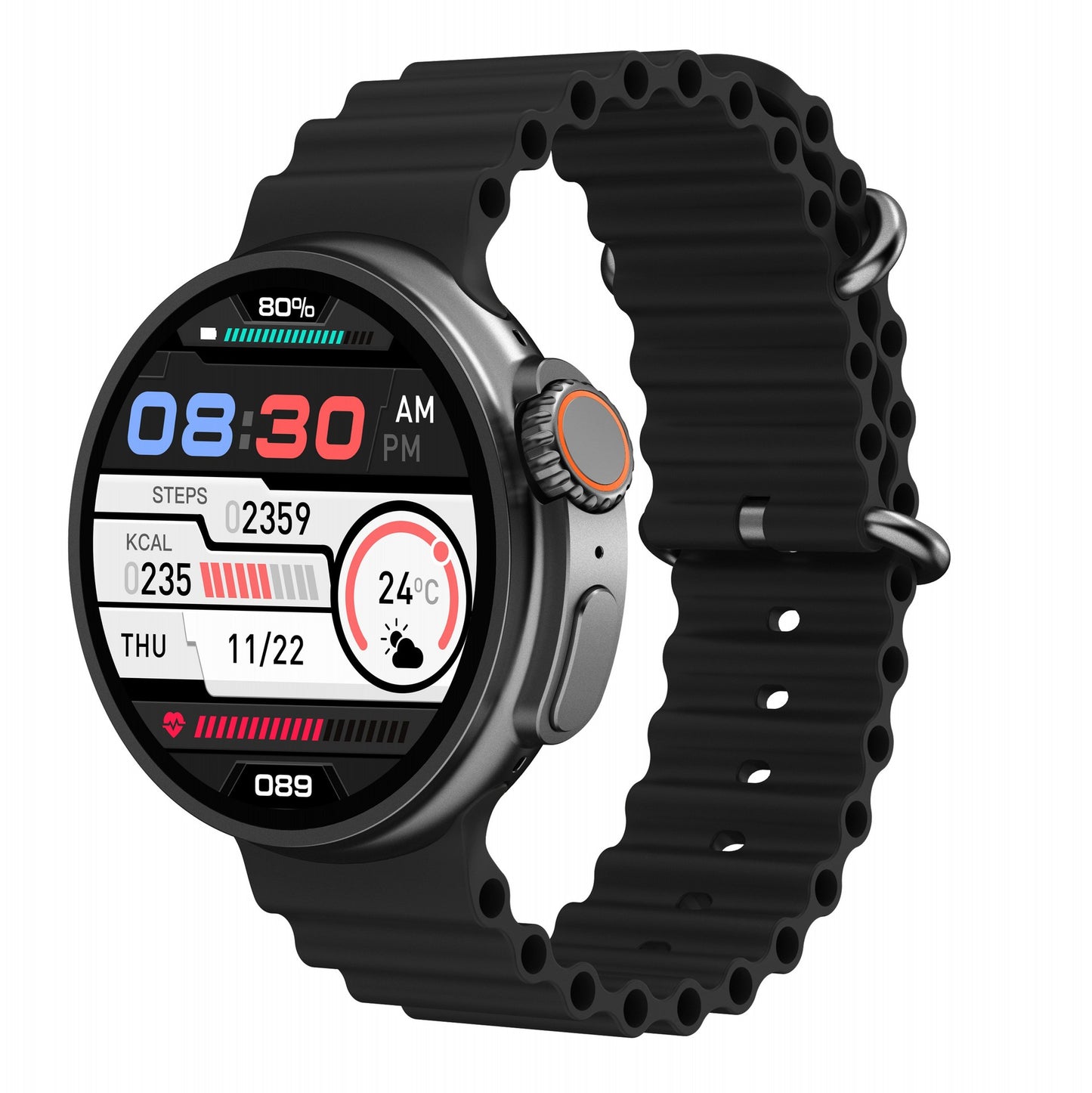 🔥 Ultra Pro K9 - Connectée Sport +100 modes, Contrôle Santé, Gestion Appels, Assistant Vocal Intégré, Bluetooth, autres ... !